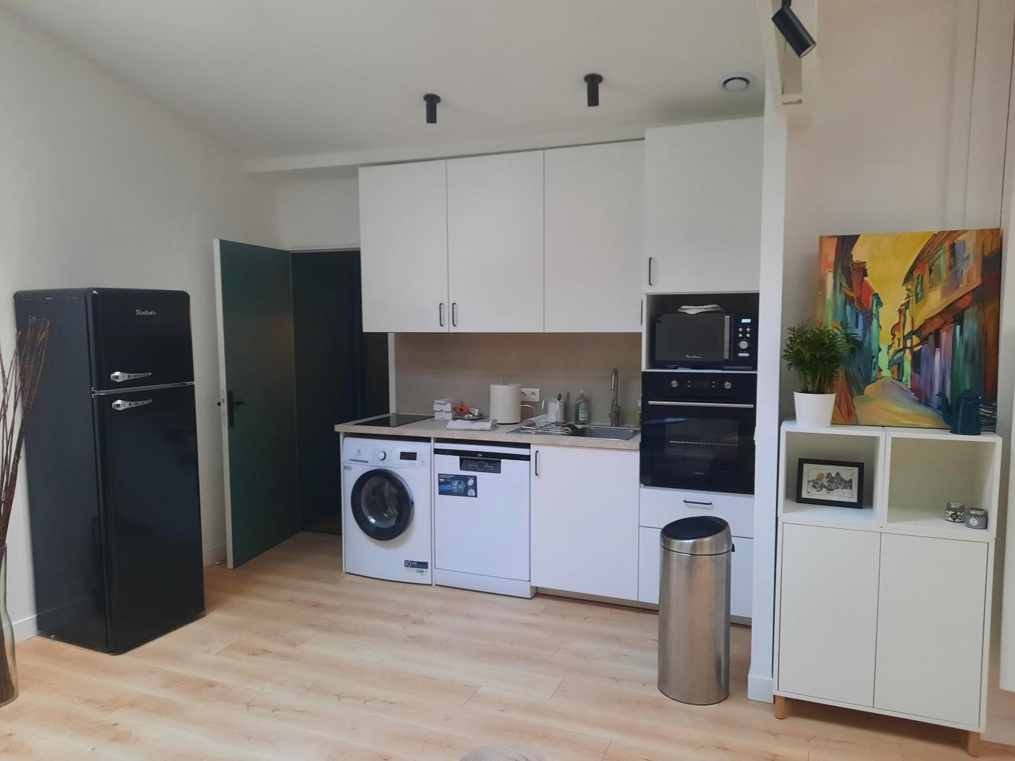 Quarto em Acomodações Particulares Loft 4-6 Personnes A Montmartre - Parking Prive *